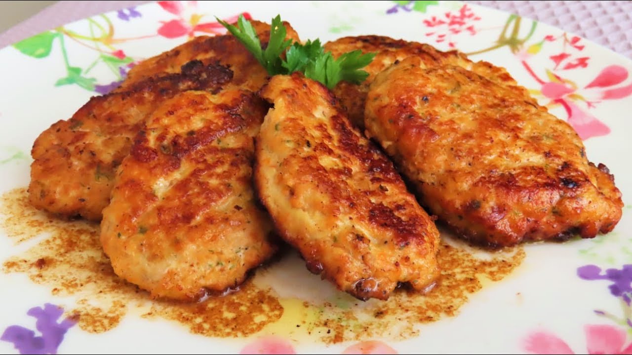 Kako Spremiti Uštipke od Pilećih Prsa i Povrća / How To Make Chicken Fritters with Vegetables