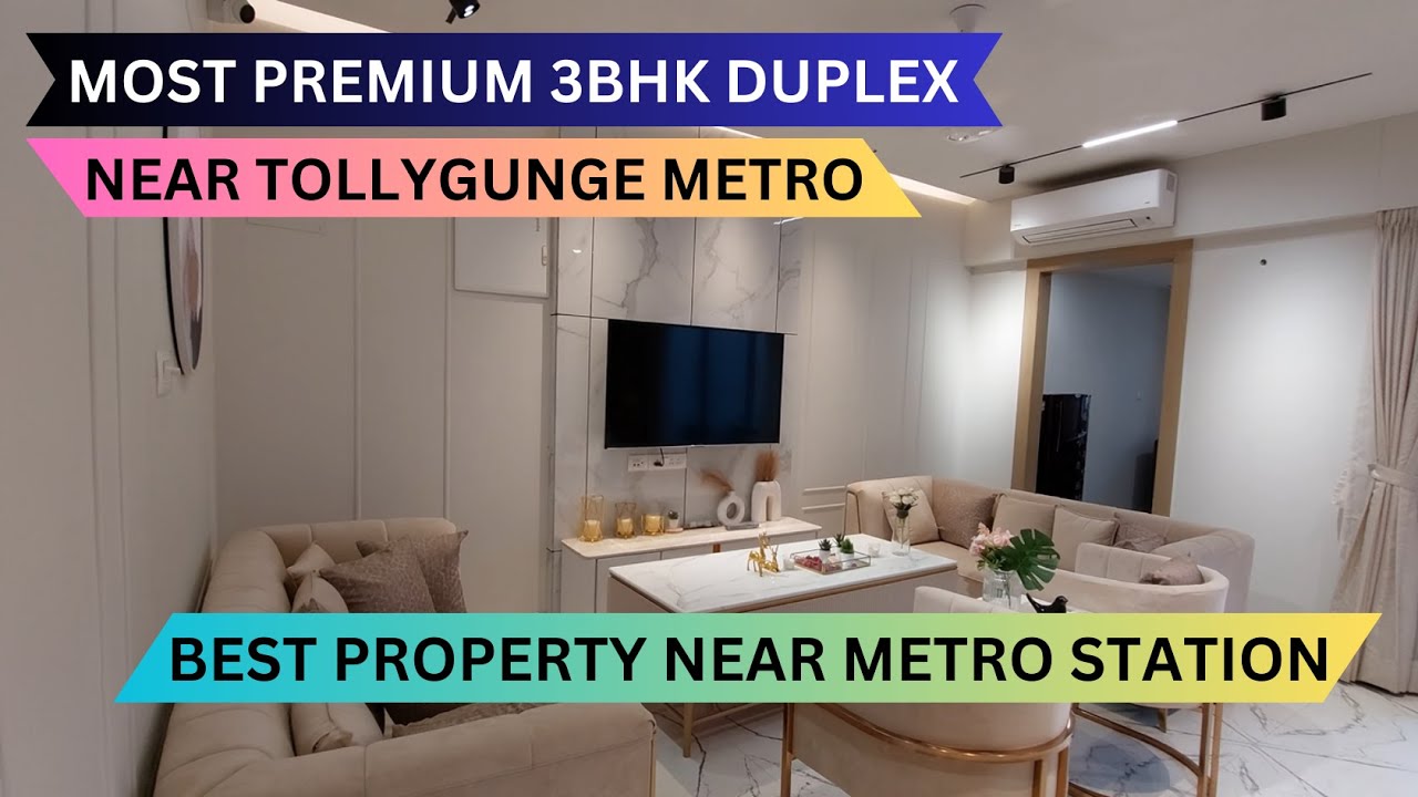 Premium 3bhk Duplex In Kolkata Near Tollygunge Metro📞8100293325  #property #kolkata #3bhk #duplex