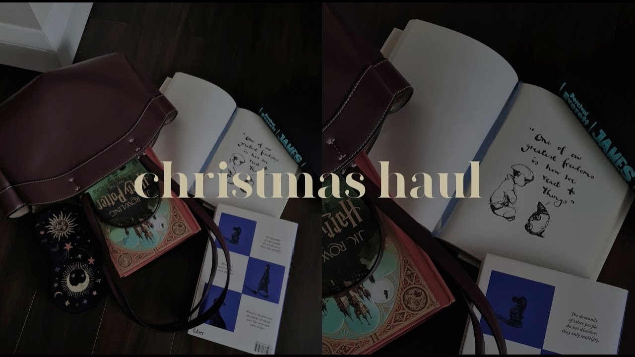 LIFESTYLE | WHAT I GOT FOR CHRISTMAS 2024 (books haul, harry potter & new year thoughts)