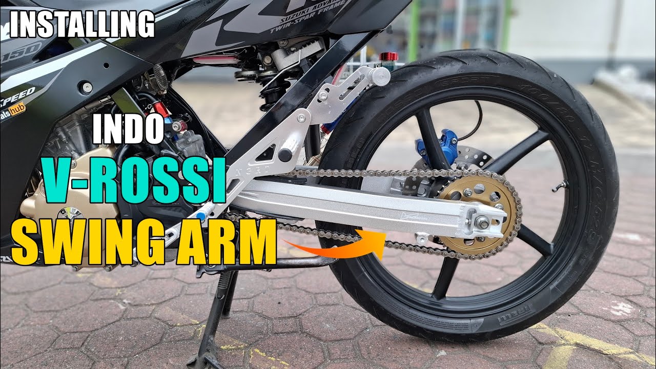 INSTALLING V-ROSSI INDO SWING ARM | RAIDER 150 FI | KAMBYO MOTO