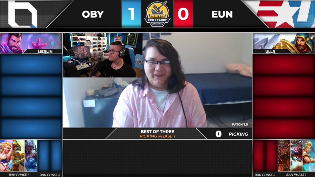 SPL Casting: Obey Vs EUnited - Game 2 - Smite