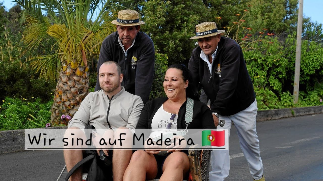 KORBSCHLITTEN FAHREN IN MONTE - MADEIRA VLOG #1 🇵🇹