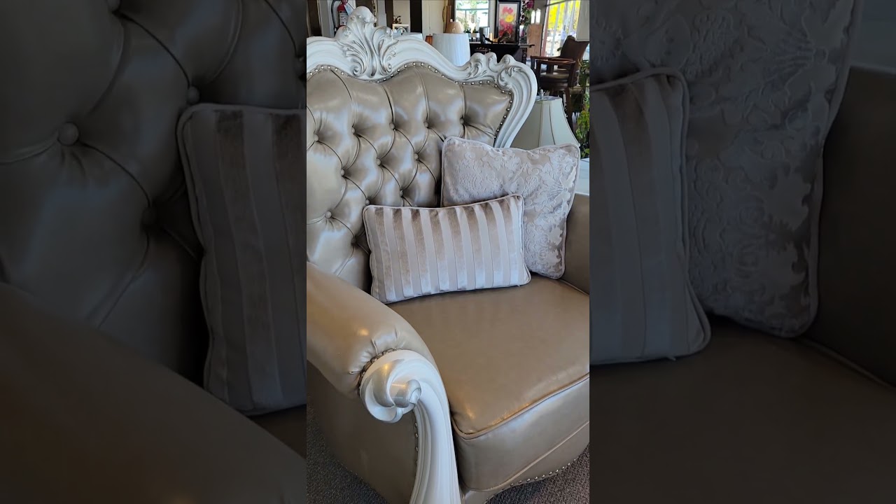 Versailles Vintage Gray Living Room Acme Furniture 