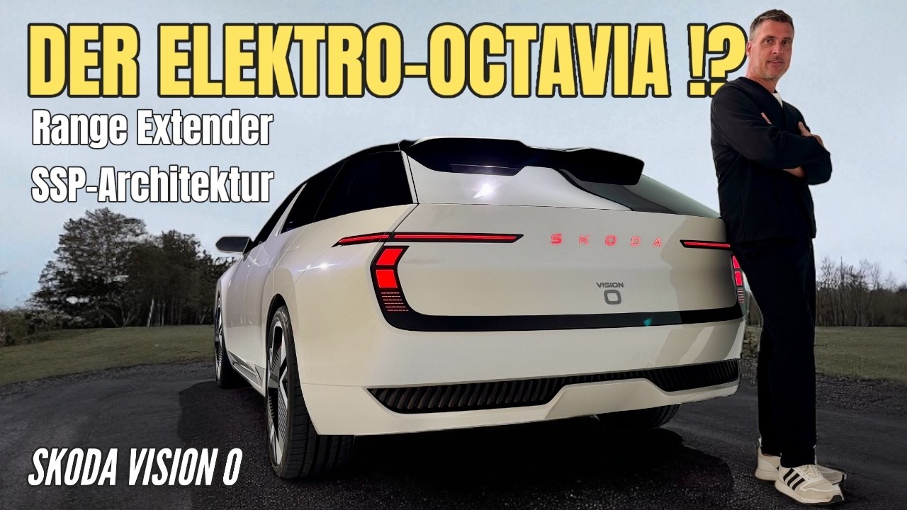 SKODA OCTAVIA COMBI der Zukunft: Ich zeige Dir das Concept Car VISION O | Elektro | 2025