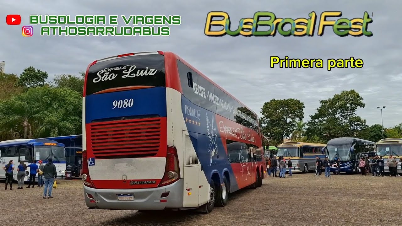Mostrando alguns os ônibus na Bus brasil festival de Campinas 2025 (parte 1)