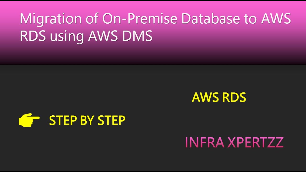 Migrating On-Premise Oracle 11G database to AWS RDS Oracle 19c using AWS DMS