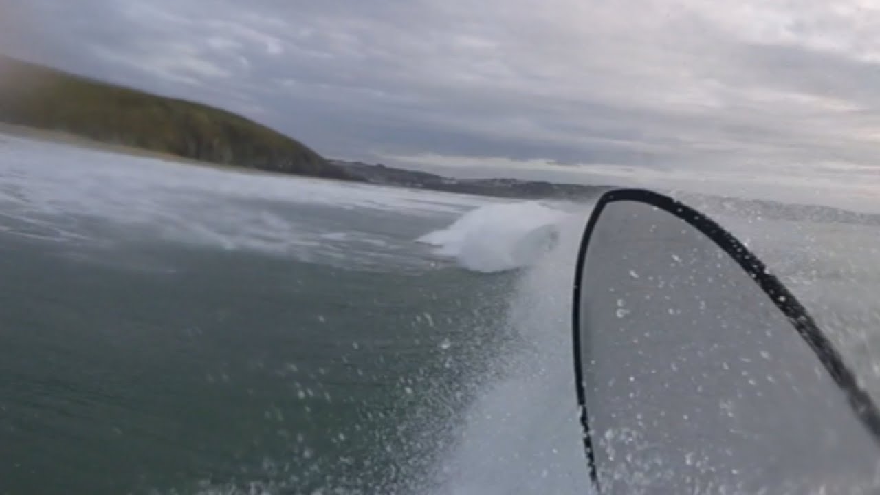 Perranporth, Cornwall Surf Easter 2025 Raw Clips - (Riding Takayama Egg 7'2 Mid-length w/Thruster)
