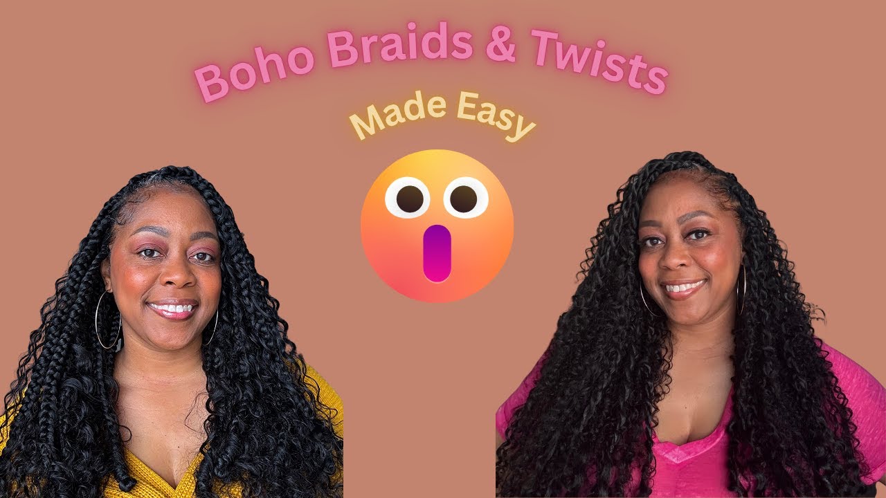 Урок по прическам в стиле бохо: косы и жгуты шаг за шагом от @HerHairCompany