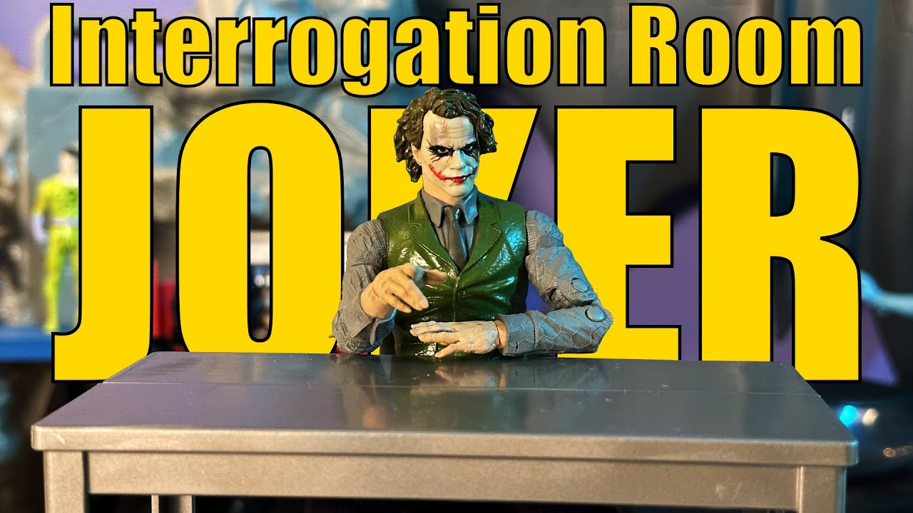 DC Multiverse | Interrogation Room Joker | The Dark Knight | McFarlane Toys Gold Label Collection