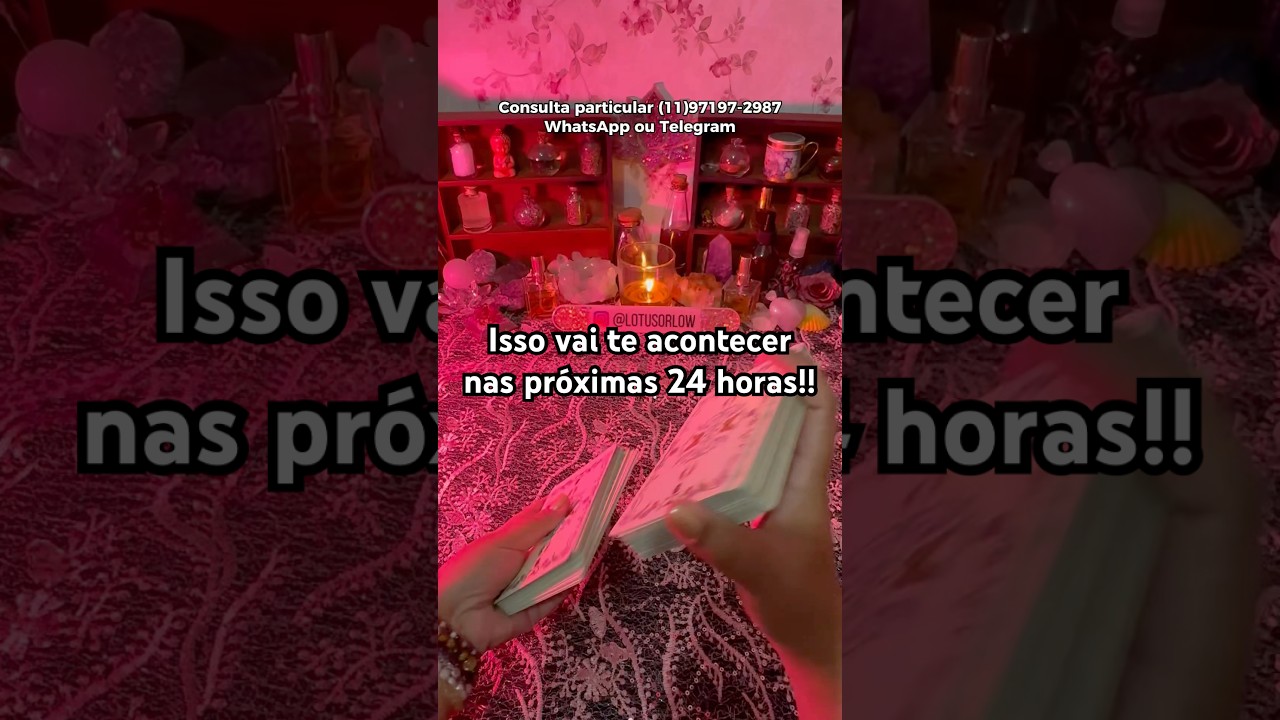 Suas pr&oacute;ximas 24 horas! TAROT ONLINE #tarothoje #tarot #tarotonline
