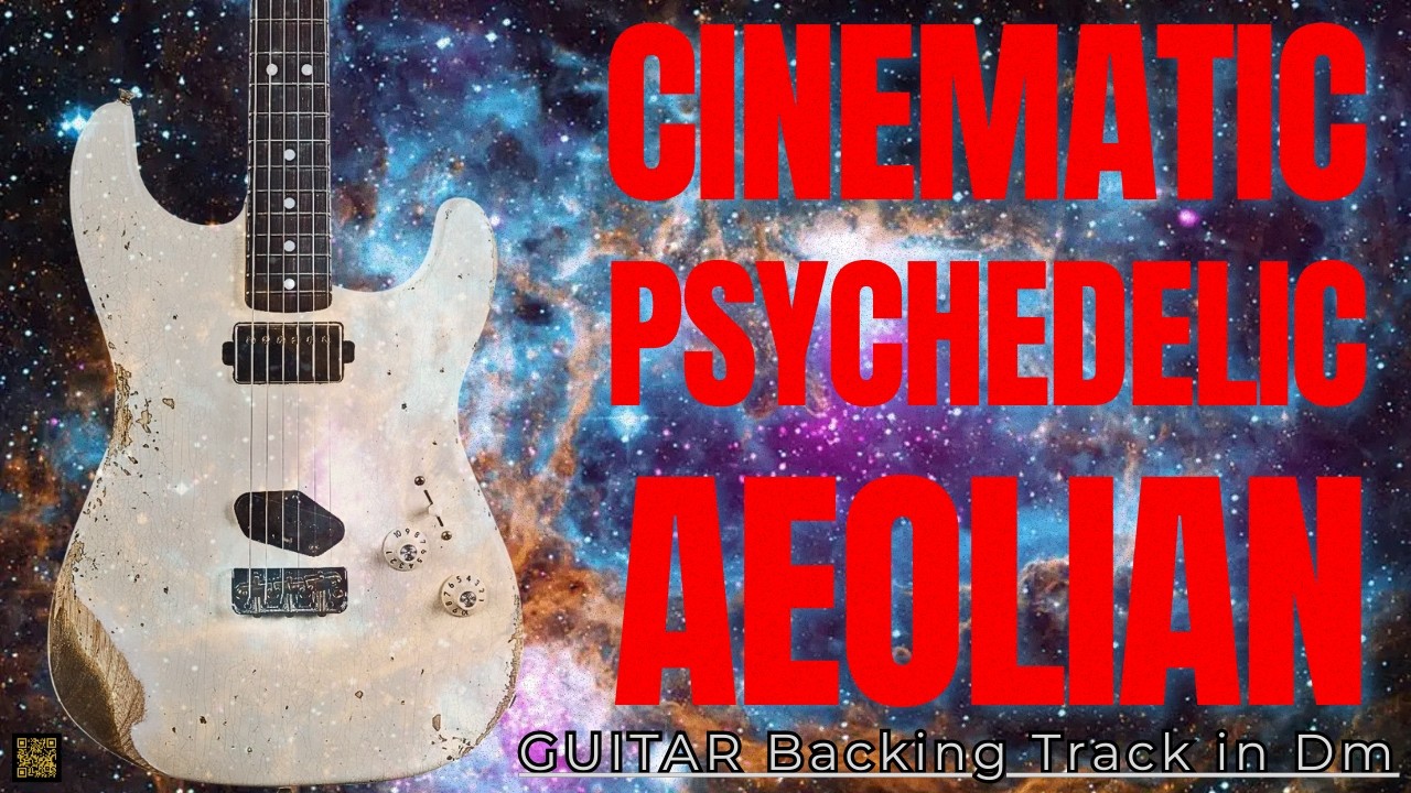 🚀🚀 CINEMATIC SPACE ROCK Guitar Backing Track (D MINOR)