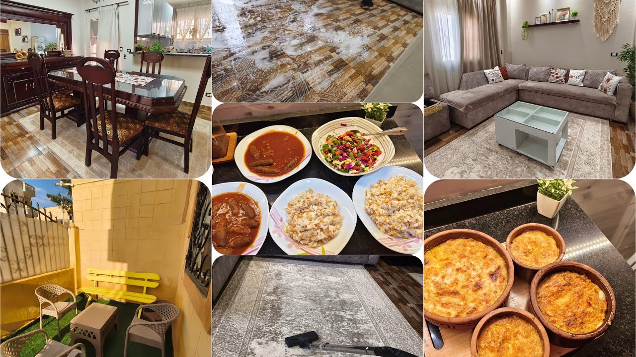 روتين يومين من حياتي في تنظيفات العيد مع اواخر شهر رمضان 