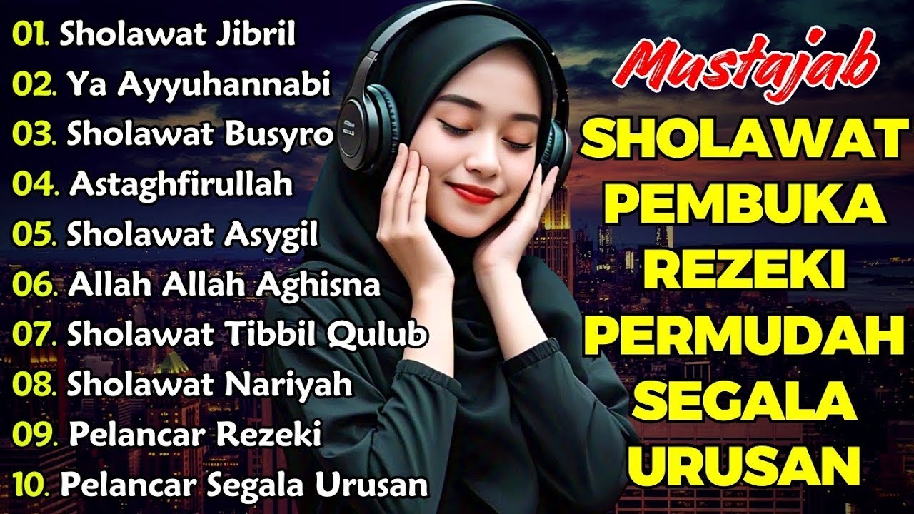 SHOLAWAT TERBARU 2025 | SHOLAWAT NABI PENARIK REJEKI | Sholawat Jibril, Sholawat Busyro, Nariyah