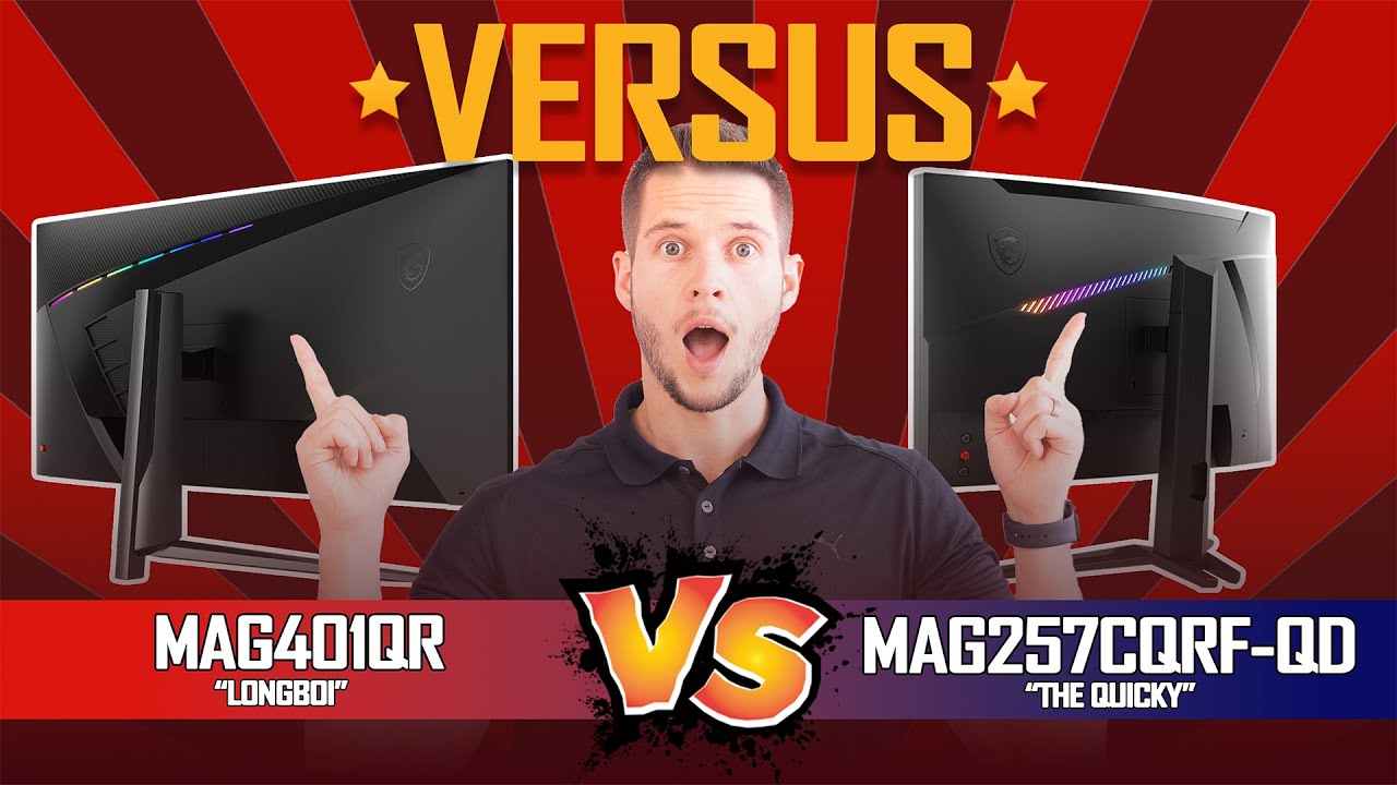 Which Msi Screen is best?   -  MAG401QR vs MAG257CQRF-QD