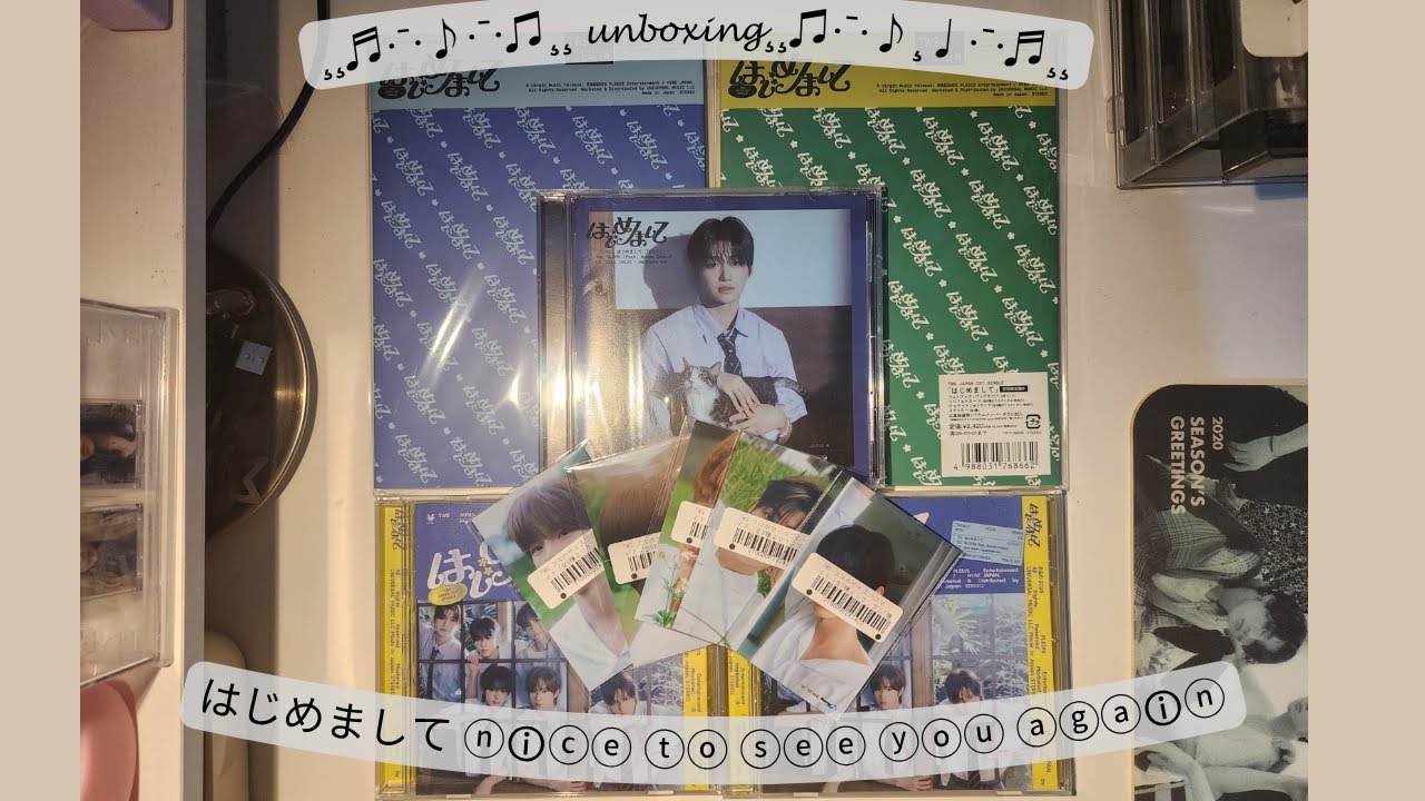 [UNBOXING] TWS - はじめまして / HAJIMEMASHITE/ NICE TO SEE YOU AGAIN JAPANESE ALBUMS