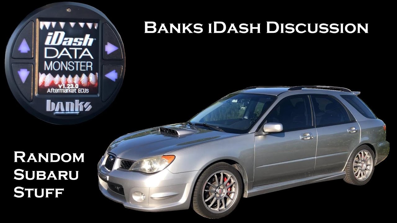 Banks iDash SuperGauge for older Subarus - overview and considerations
