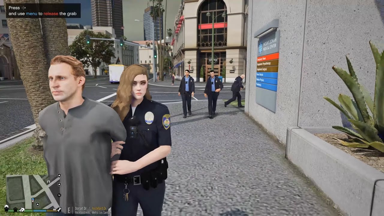 Gta 5 LSPDFR Playing As Rockford Hills PD Female Officer - Crown Vic Routine Patrol!