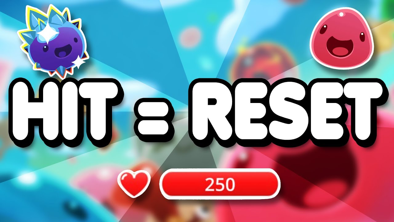 Slime Rancher, but if I Take Damage I RESET...