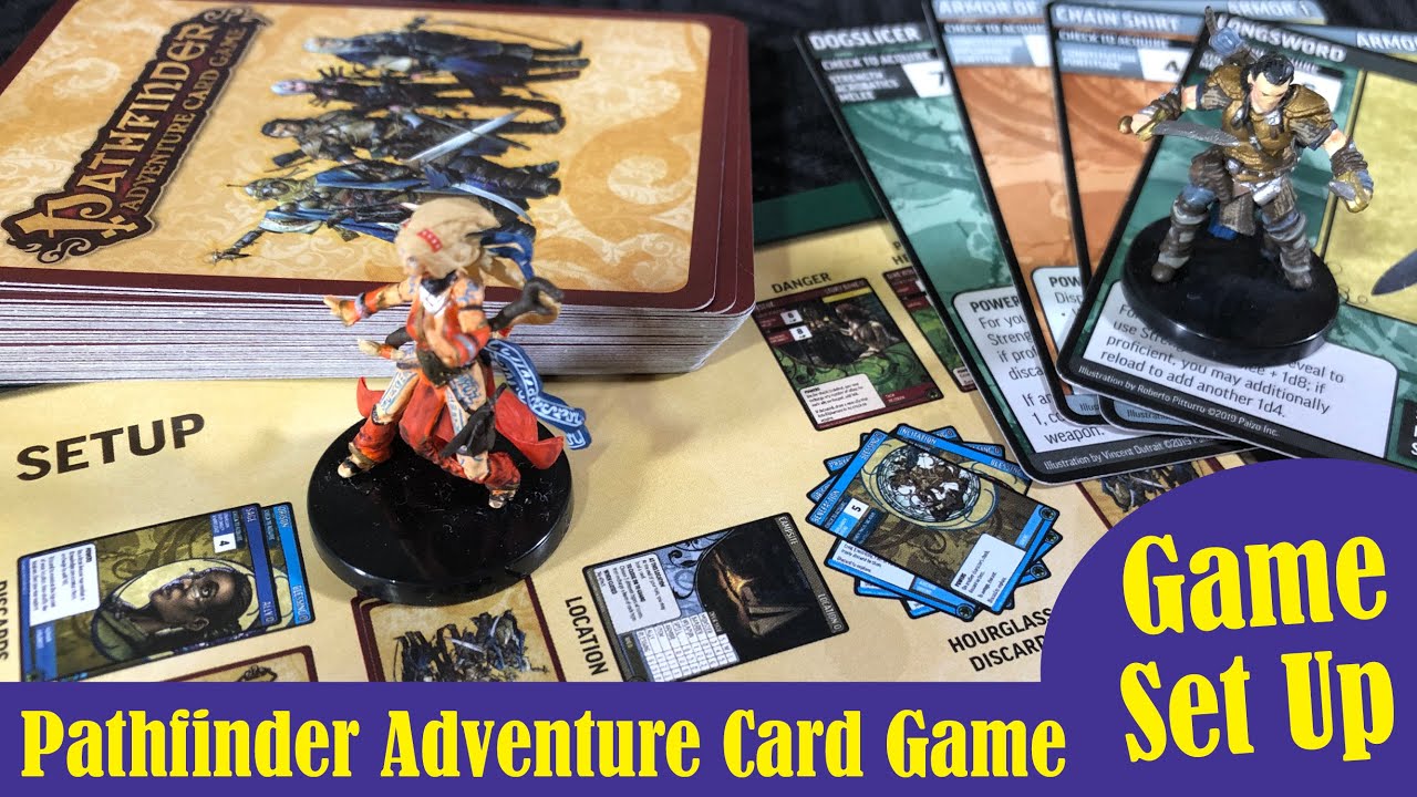 PATHFINDER Adventure Card Game - Game play Set Up