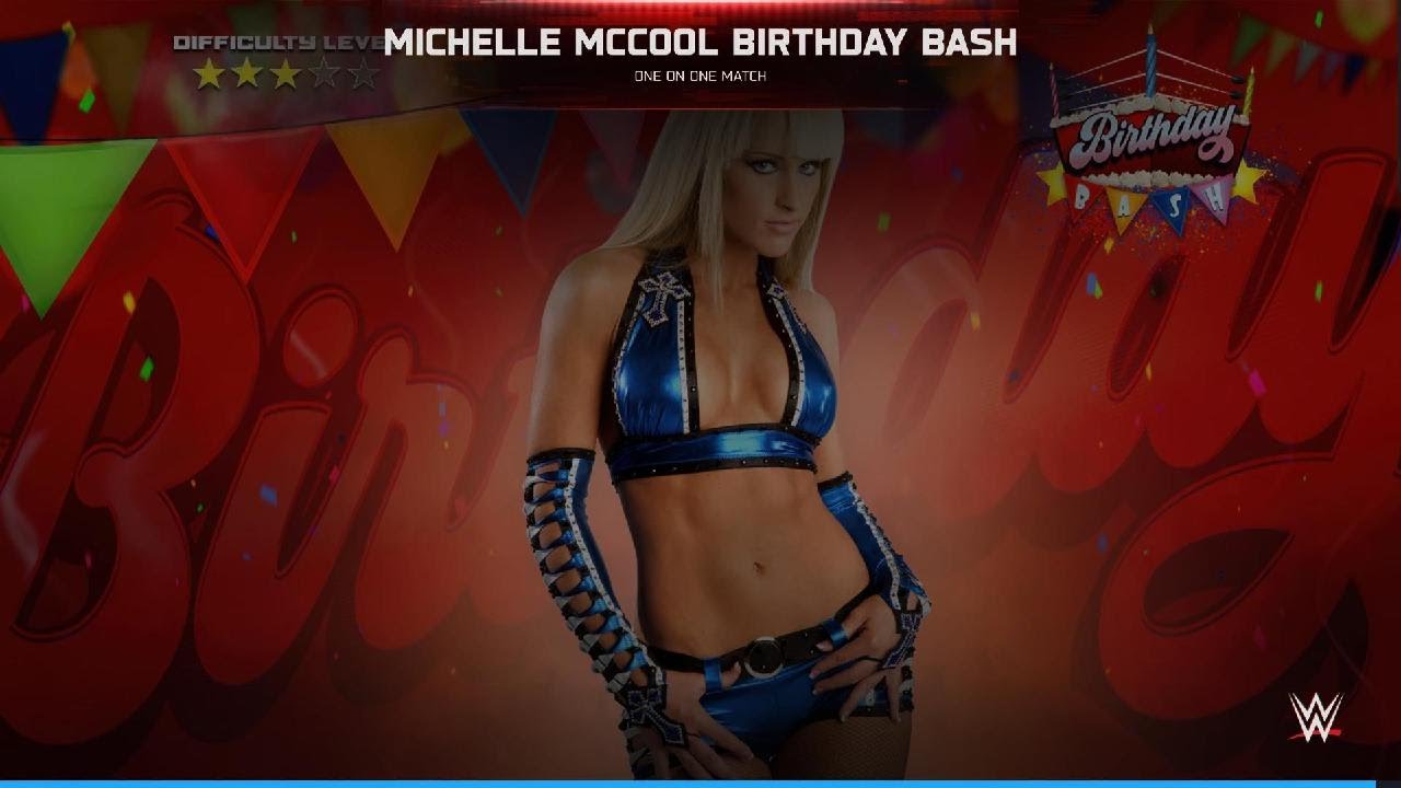 WWE 2K25 MICHELLE MCCOOL BIRTHDAY BASH