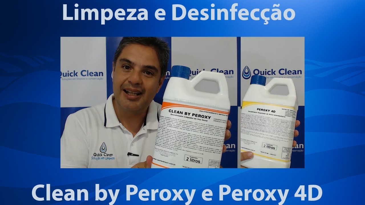 Limpeza e Desinfecção Clean by Peroxy e Peroxy 4D Spartan | Quick Clean