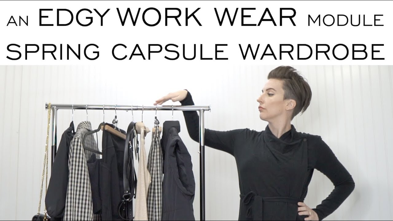 2022 SPRING CAPSULE WARDROBE PART 1: Edgy Sophisticated  Module 80's Power Dressing / Emily Wheatley