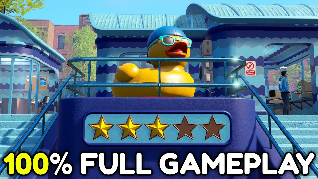Im Playing 100% of Waterpark Simulator