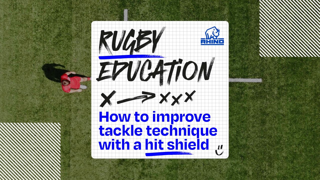 How to improve rugby tackle technique with a hit shield