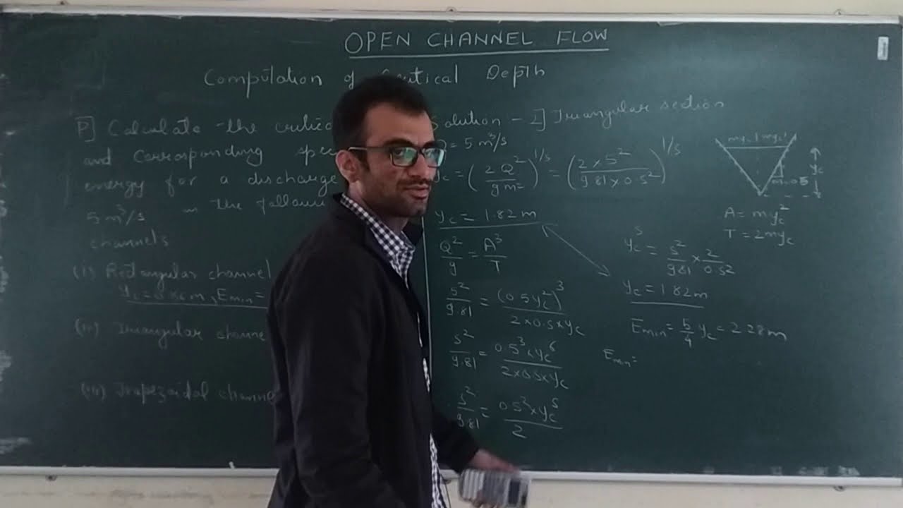 Open Channel Flow - 30 [Problems on critical depth calculation]