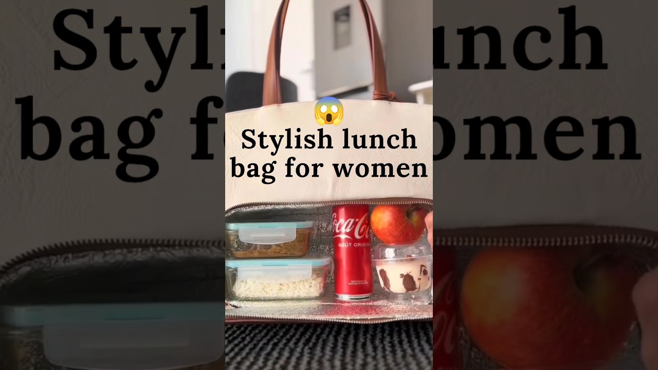 Chic Insulated Lunch Bag 👜 | Office Ready 💼 | Stylish & Functional #StylishLunchBag #OfficeReady