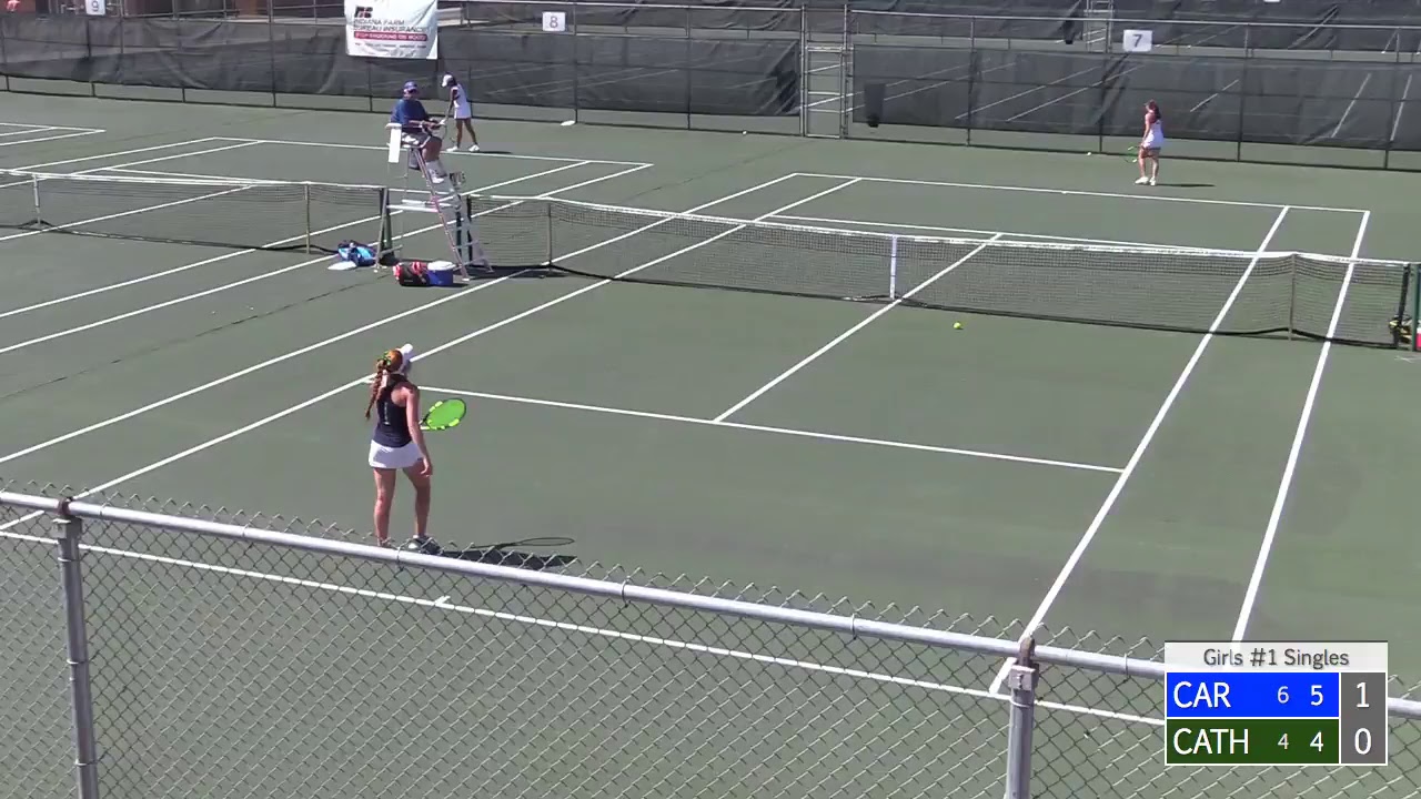 2018 Girls Tennis Team State Finals - #1 Singles