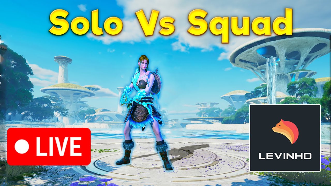 🔴 LEVINHO LIVE SOLO VS SQUAD  PUBG MOBILE🔴