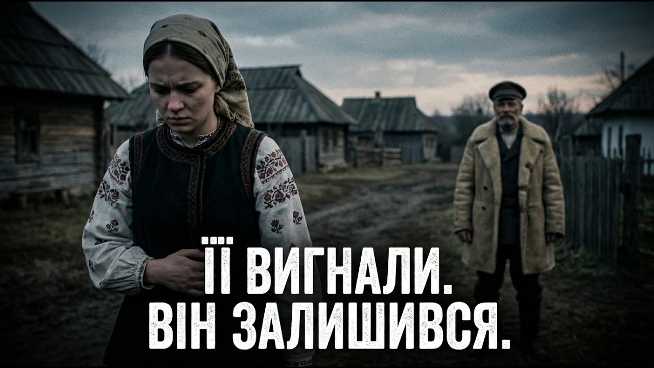 Її вигнали  Він залишився