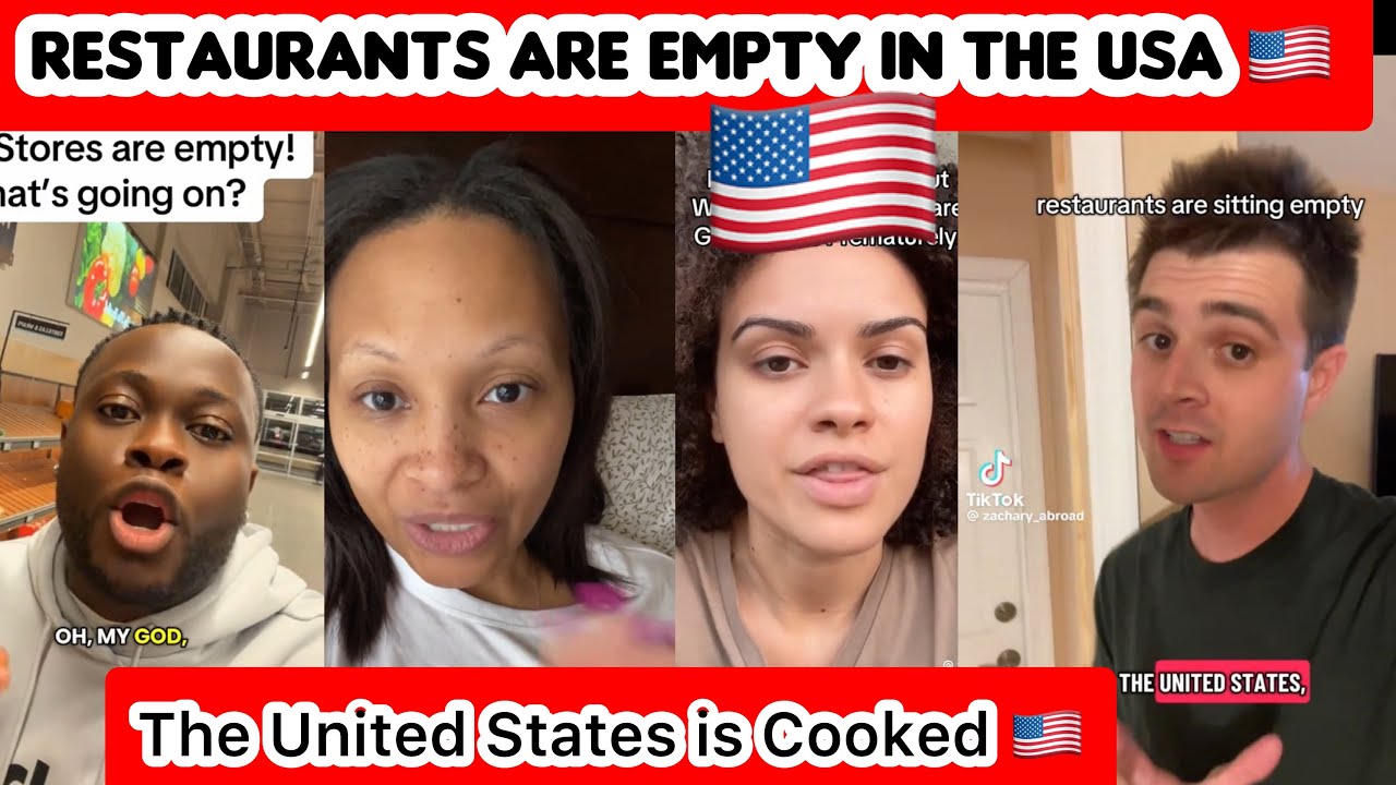Why RESTAURANTS /STORES ARE EMPTY and overpriced in the USA 🇺🇸 