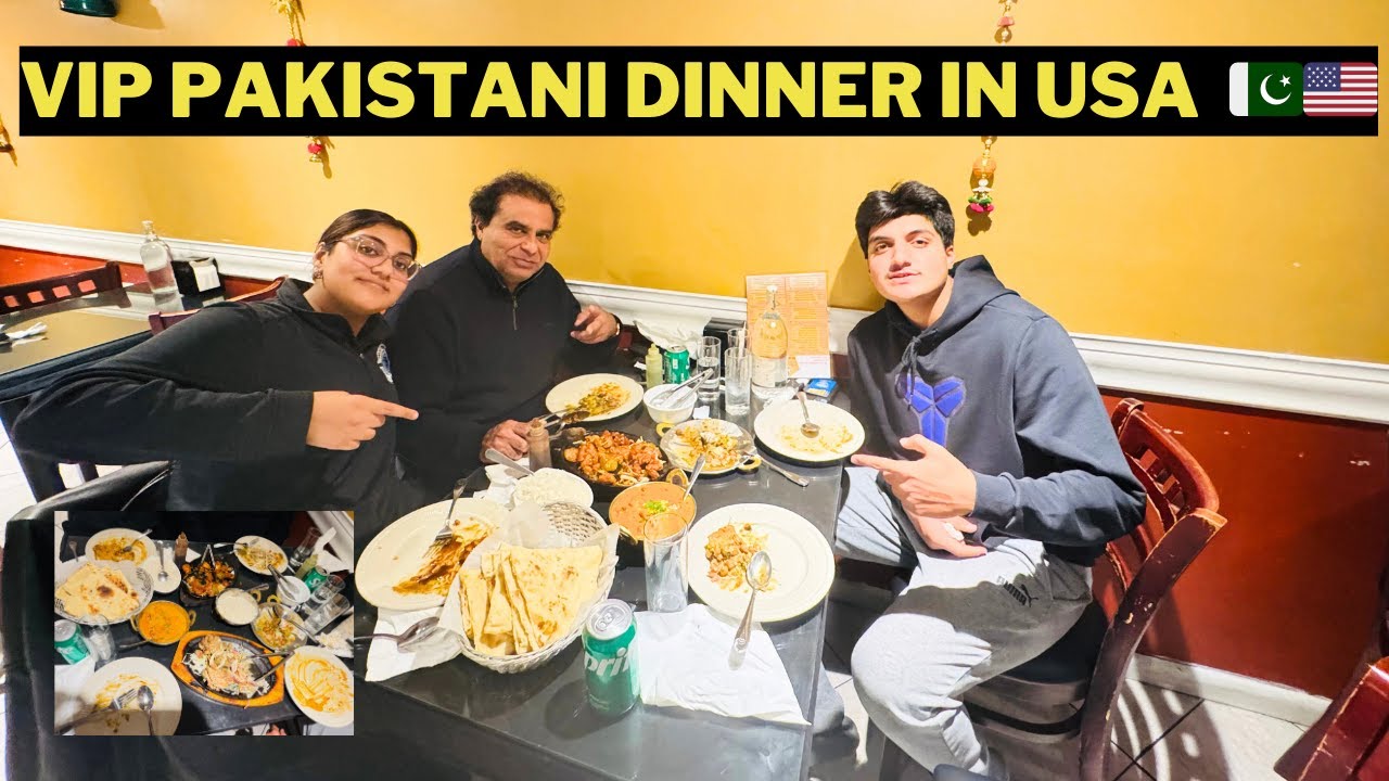 VIP-ужин в Пакистане в США || Халяль 🇵🇰🇺🇸