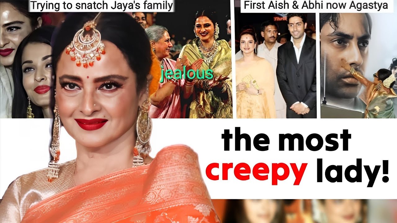Why is REKHA STILL OBSESSED with BACHCHAN Family?|Making people UNCOMFORTABLE with WEIRD BEHAVIOR 