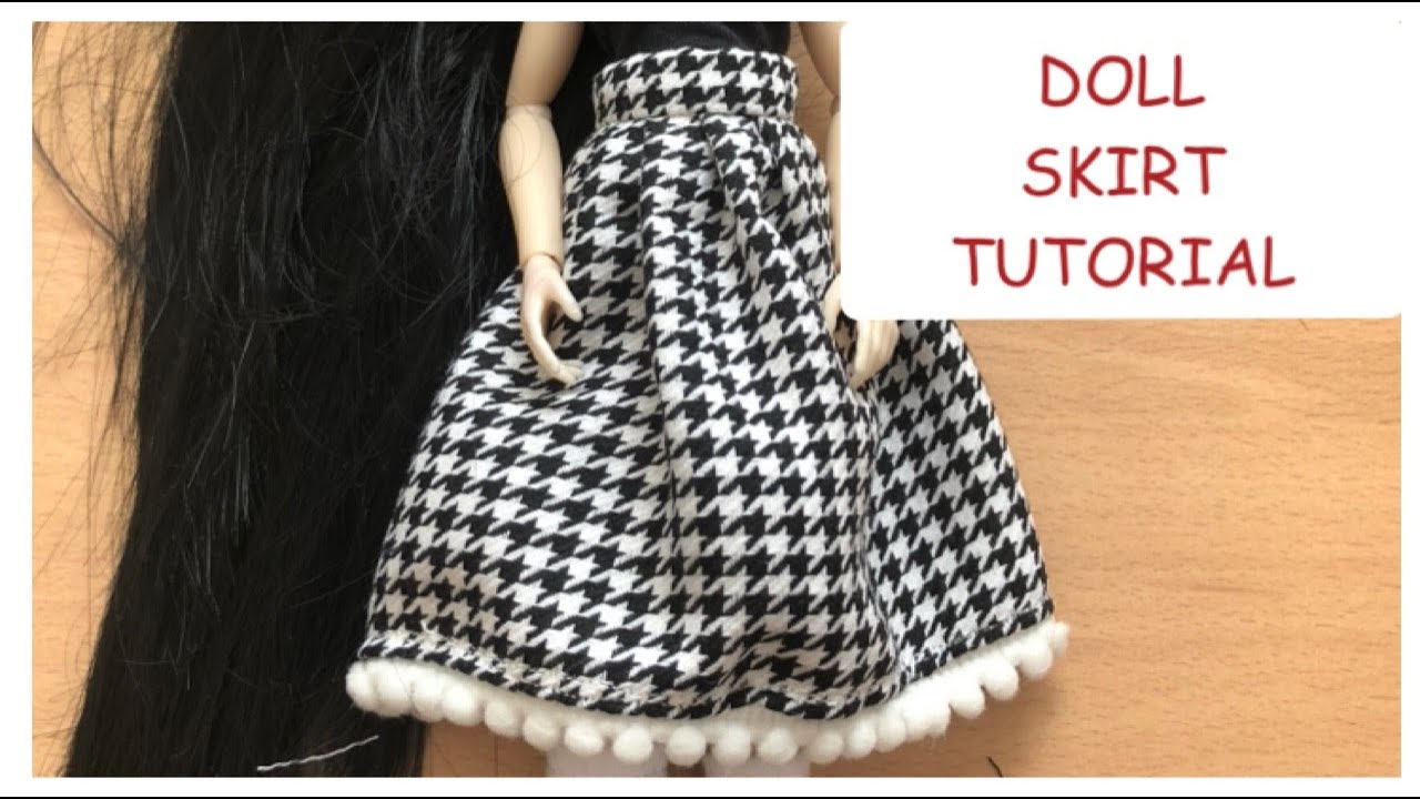 DOLL SKIRT WITH WAISTBAND TUTORIAL - ADULT COLLECTOR