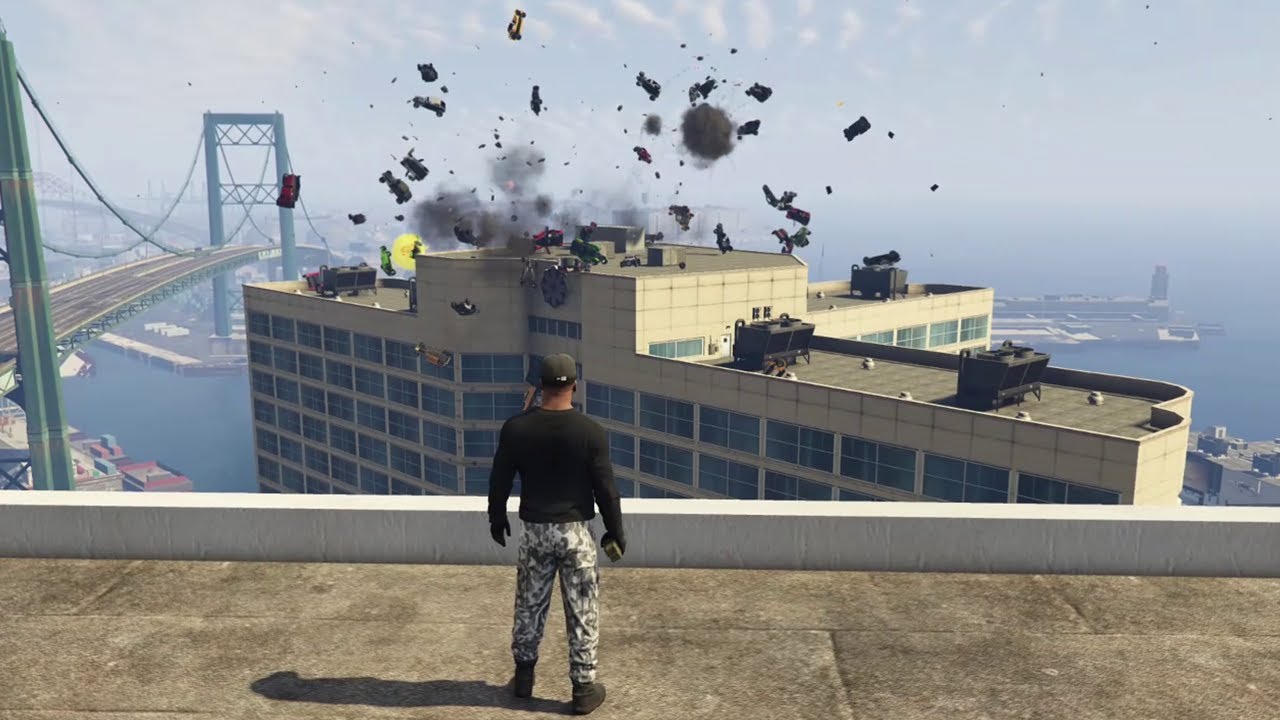 GTA 5 satisfying Explosion Compilation PART 2