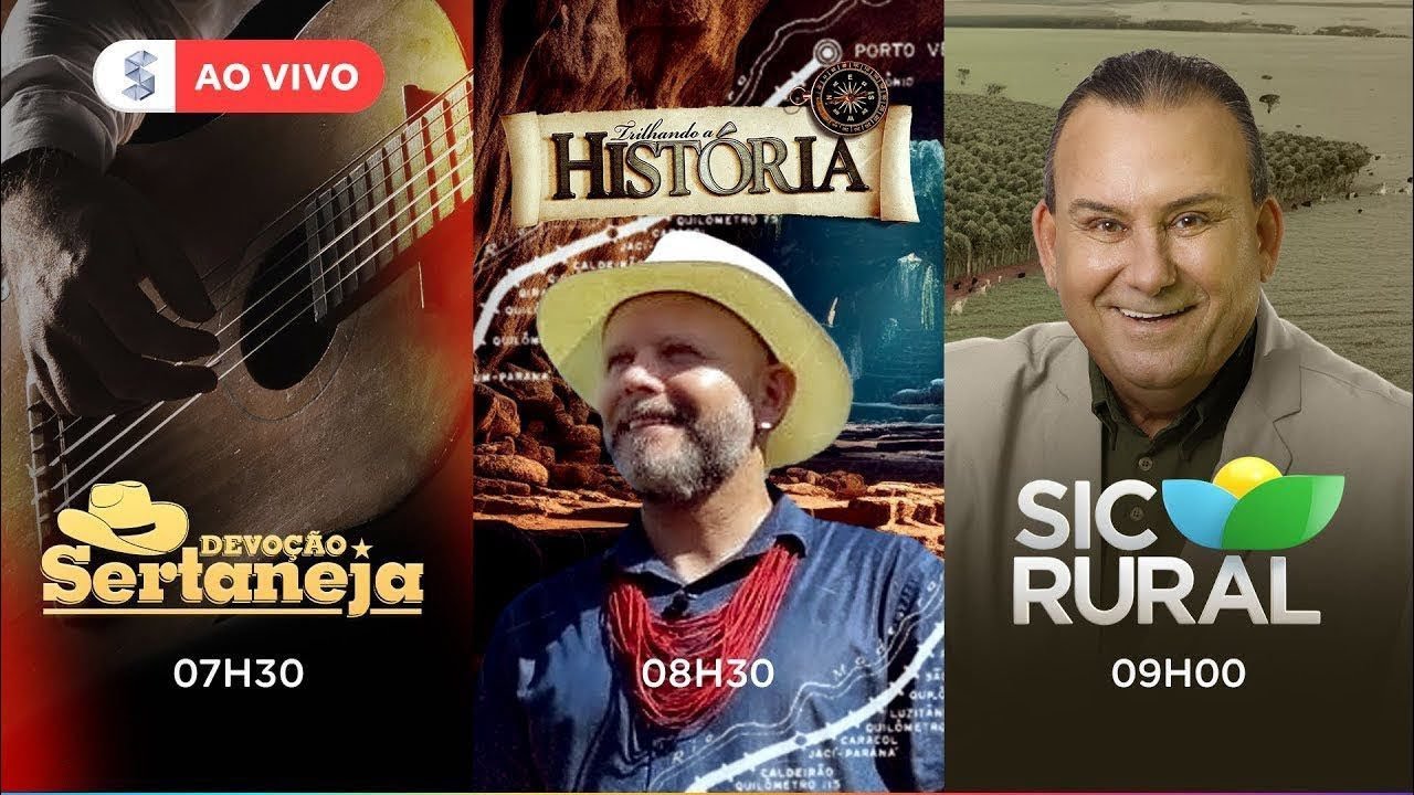 Devo&ccedil;&atilde;o Sertaneja + Trilhando a Hist&oacute;ria + SIC Rural | Ao Vivo | 07/12/2025