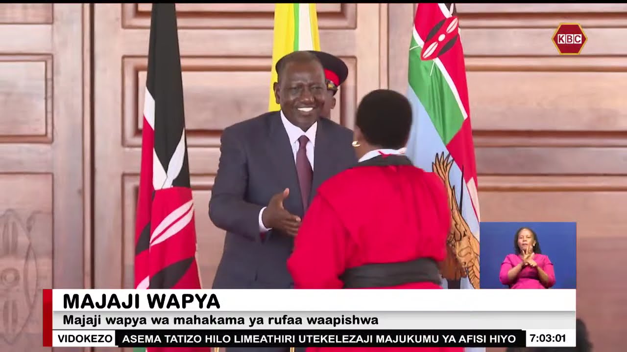 Majaji wapya wa mahakama ya rufaa waapishwa