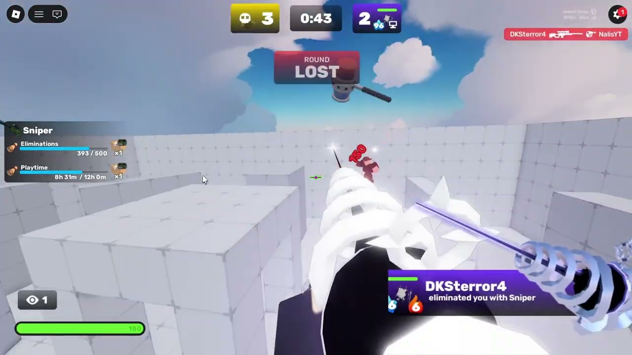 Roblox Rivals 1V1 On the new ARENA map!!