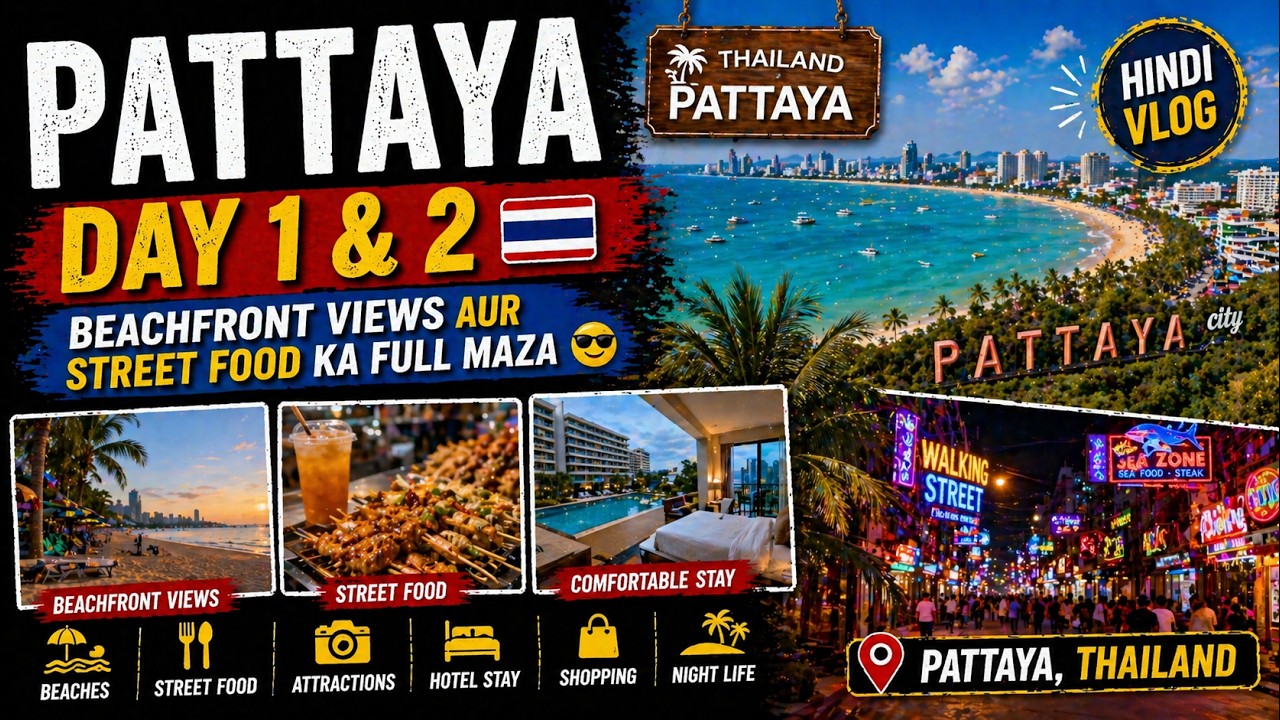 Beachfront Views & Street Food | Day 1 & 2 in Pattaya