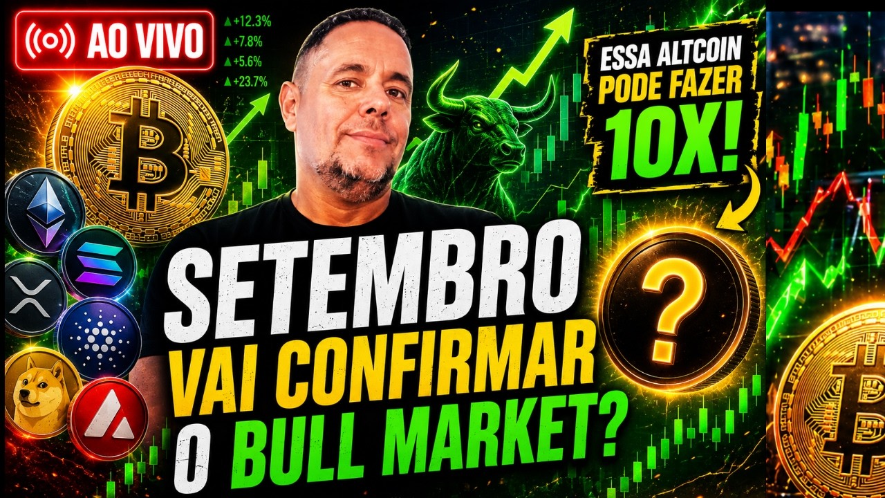 URGENTE !  VAI SURPREENDER! MOMENTO DECISIVO PARA O BITCOIN E ALTCOINS!