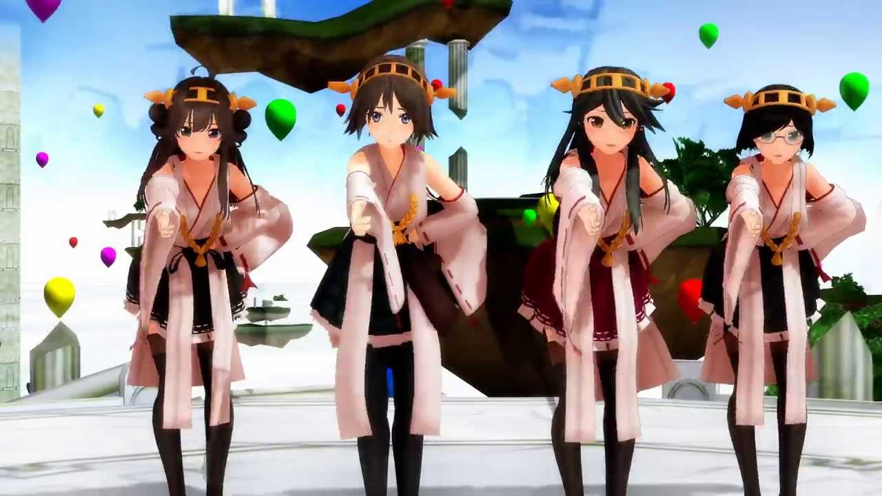 MMD艦これ　金剛型戦艦の皆さんでメランコリックC S Portリアレンジ