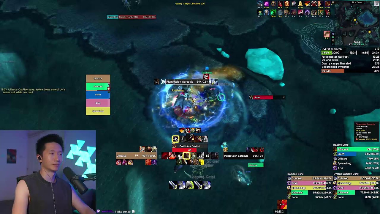 Keys (7/8 +24s done, missing AA) - 4354io DPS Warrior