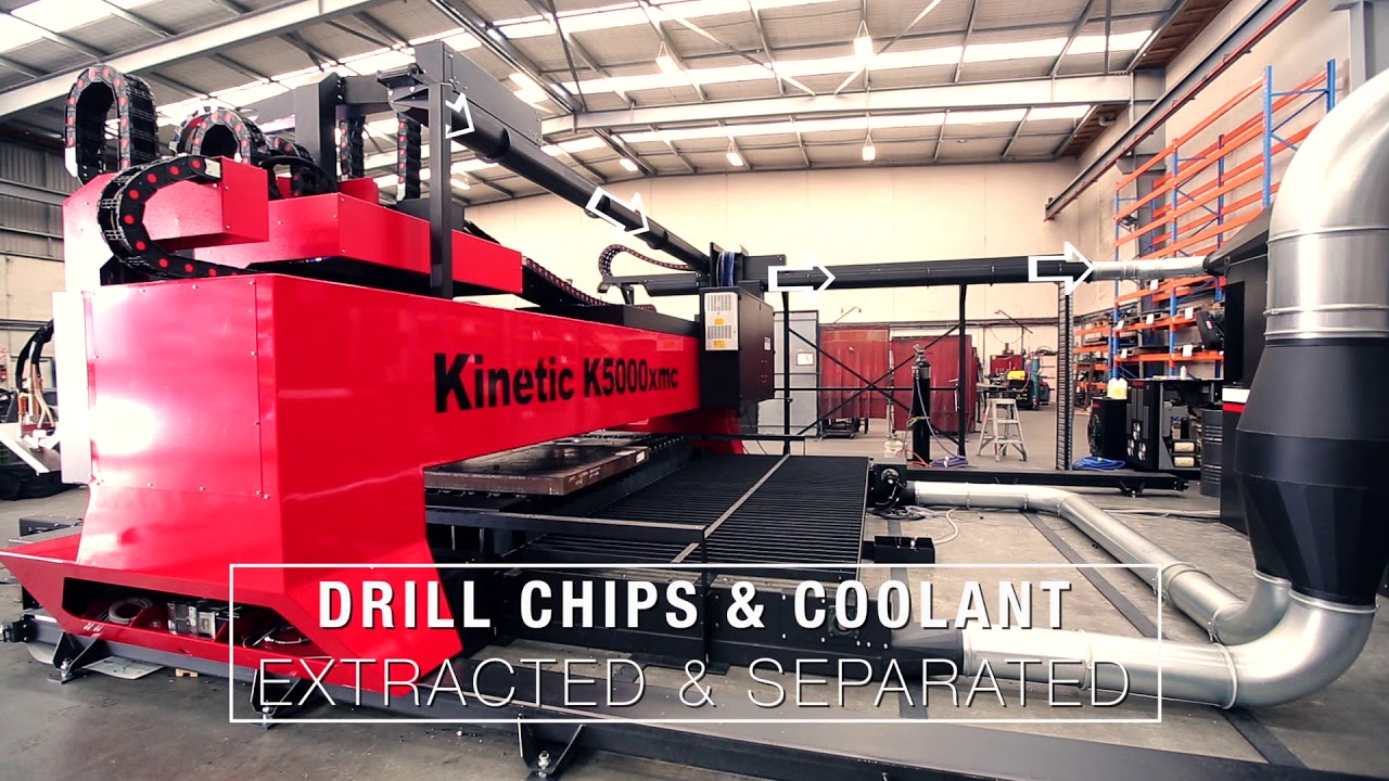 Extraction & Recycled Chip & Coolant Machine - Kinetic Plasma Cutting Systems