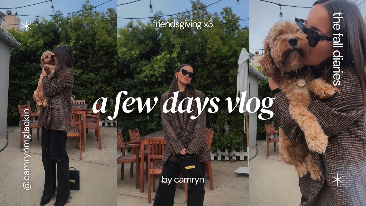Vlog: chatty errands, friendsgiving week & starting to decorate for Christmas 🎄!!