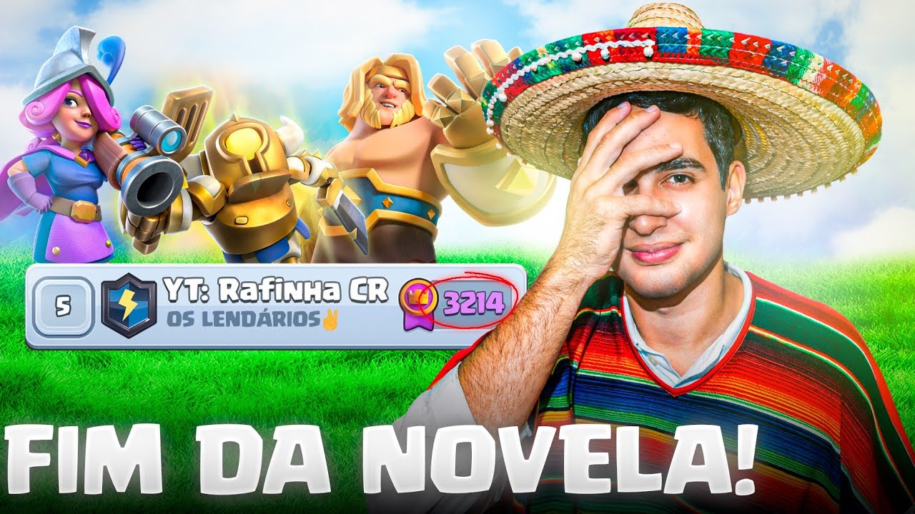 FIM DA NOVELA MEXICANA! PEGAMOS AS 3000 MEDALHAS NO Clash Royale! 🔥🏆