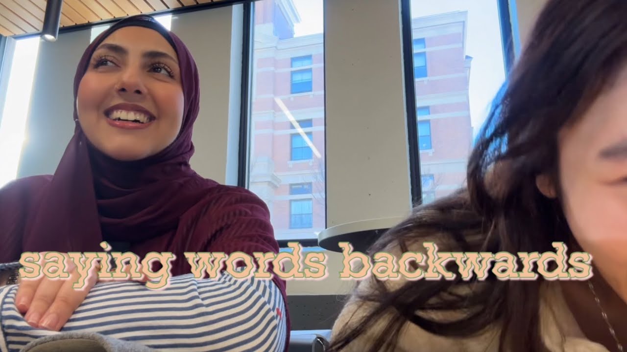 saying words backwards