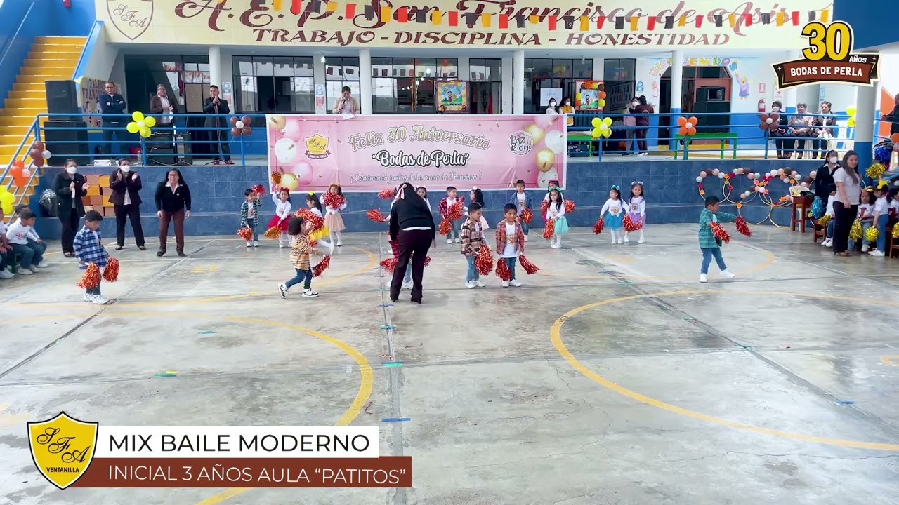 Mix Baile Moderno | Inicial 3 Años Aula “Patitos” | Actuación